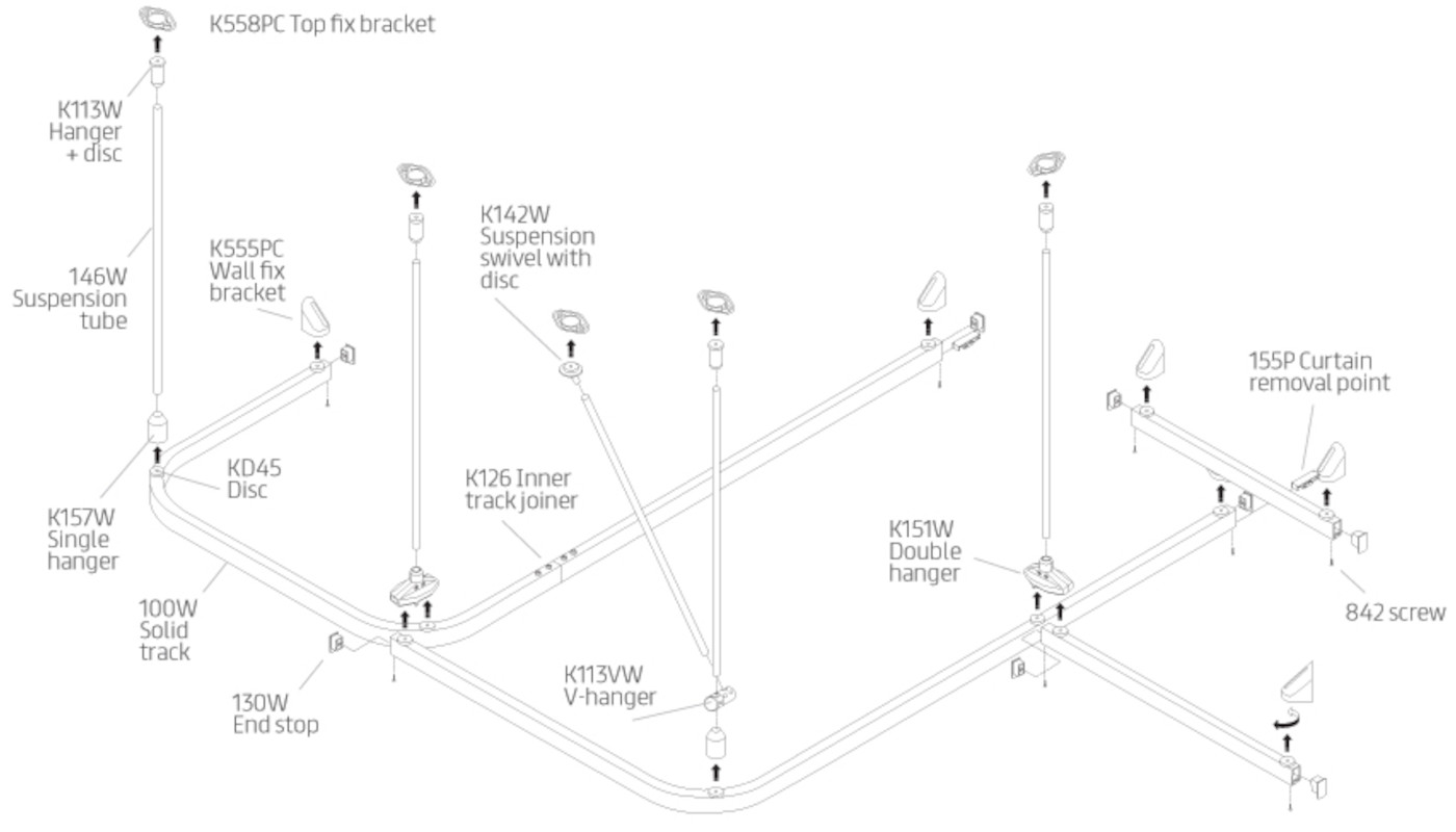 anti-ligature track diagram