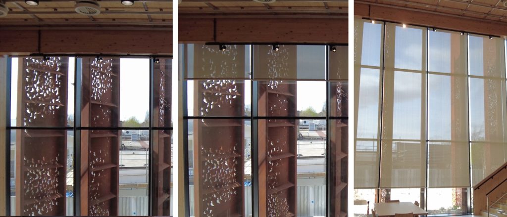Hide long roller blinds