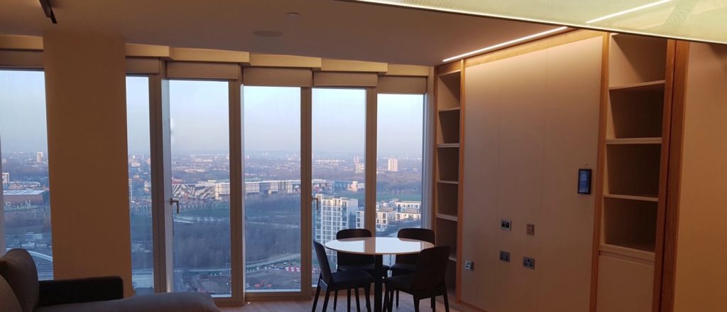 Hide roller blinds apartment