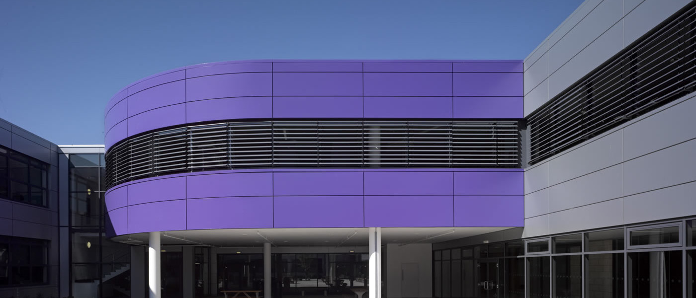 Fixed solar shading educational facility