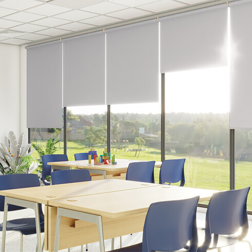 Accent Blackout whiteback fabric