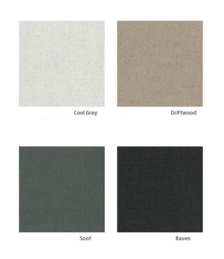 Accent blackout fabric colours