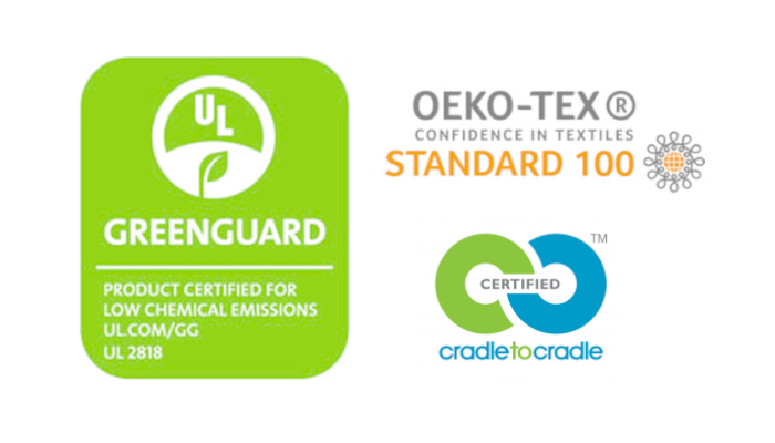 Okeo, greenguard, cradle