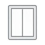 Slim cassette icon