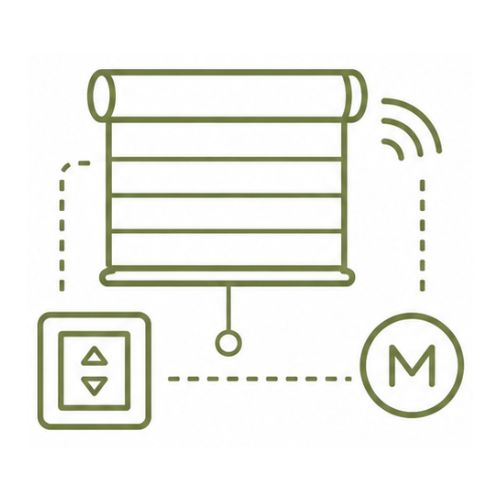 Concealed blind controls